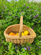Small Wicker Fruit Basket — wicker basket, view 10