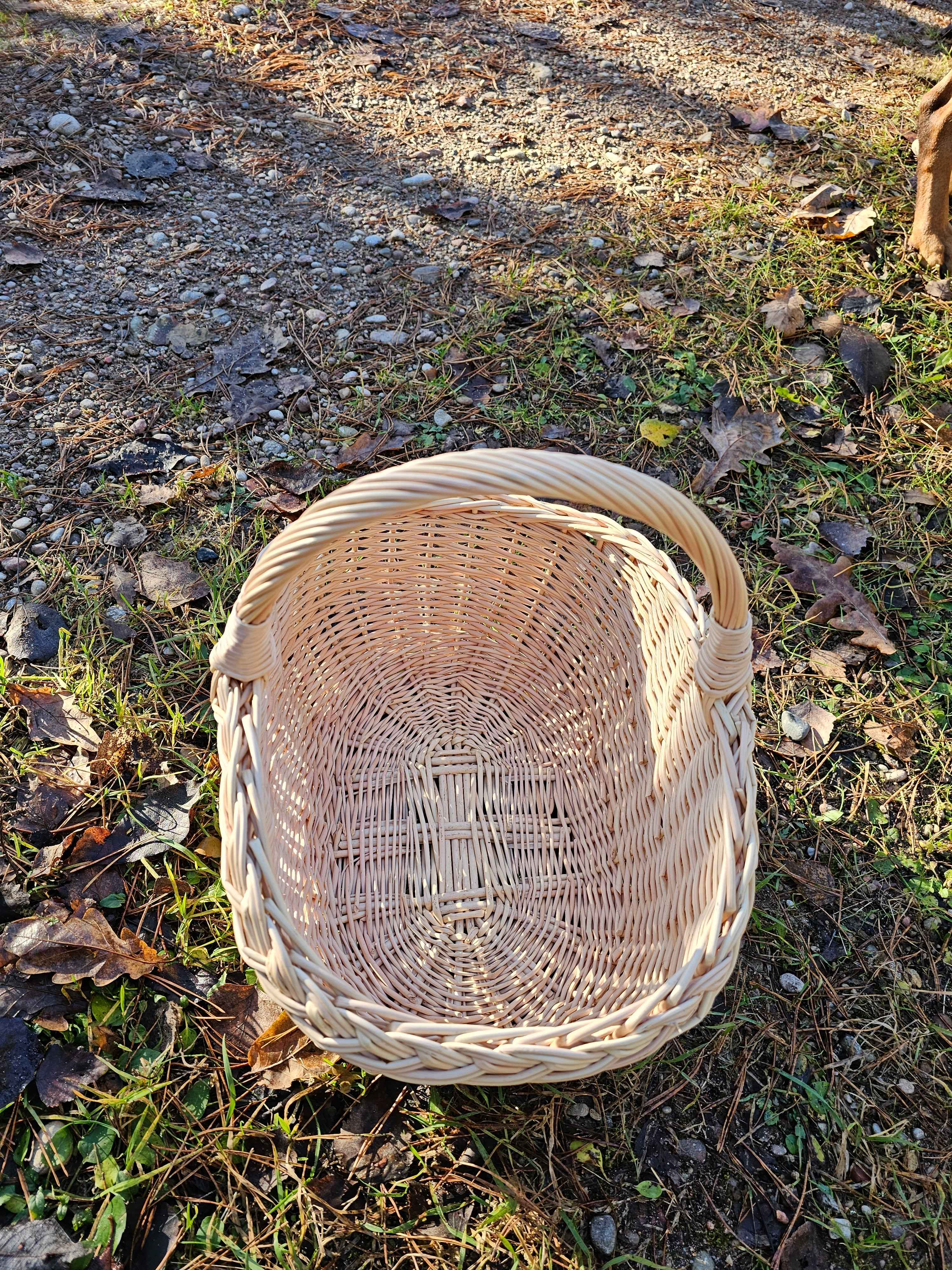 Small Wicker Fruit Basket — wicker basket, view 14
