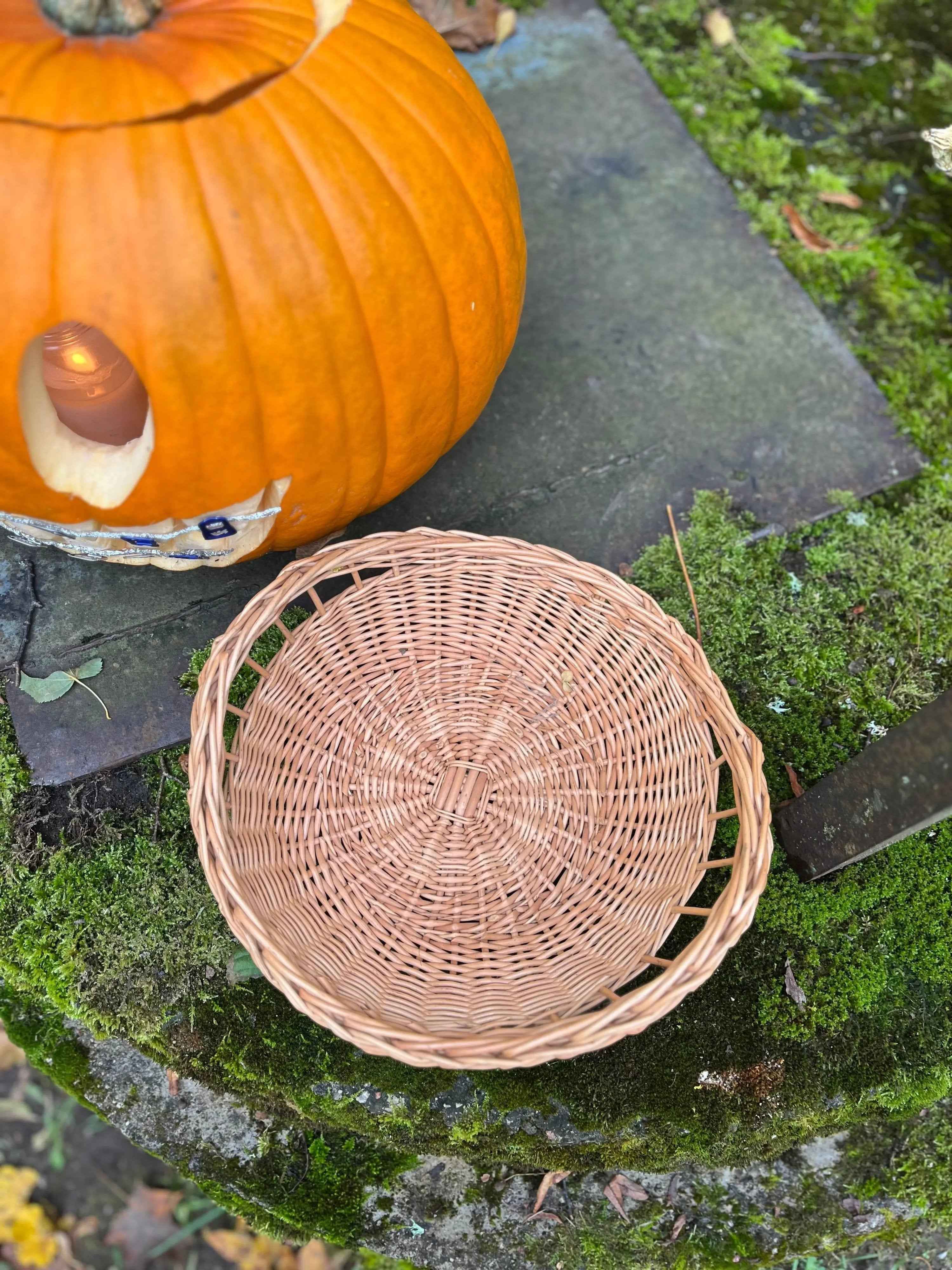 Mini Wicker Tray — wicker tray, view 3