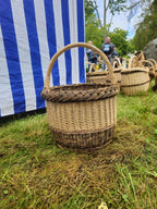 Wicker basket 023r - NaturelyWoven wicker - handmade