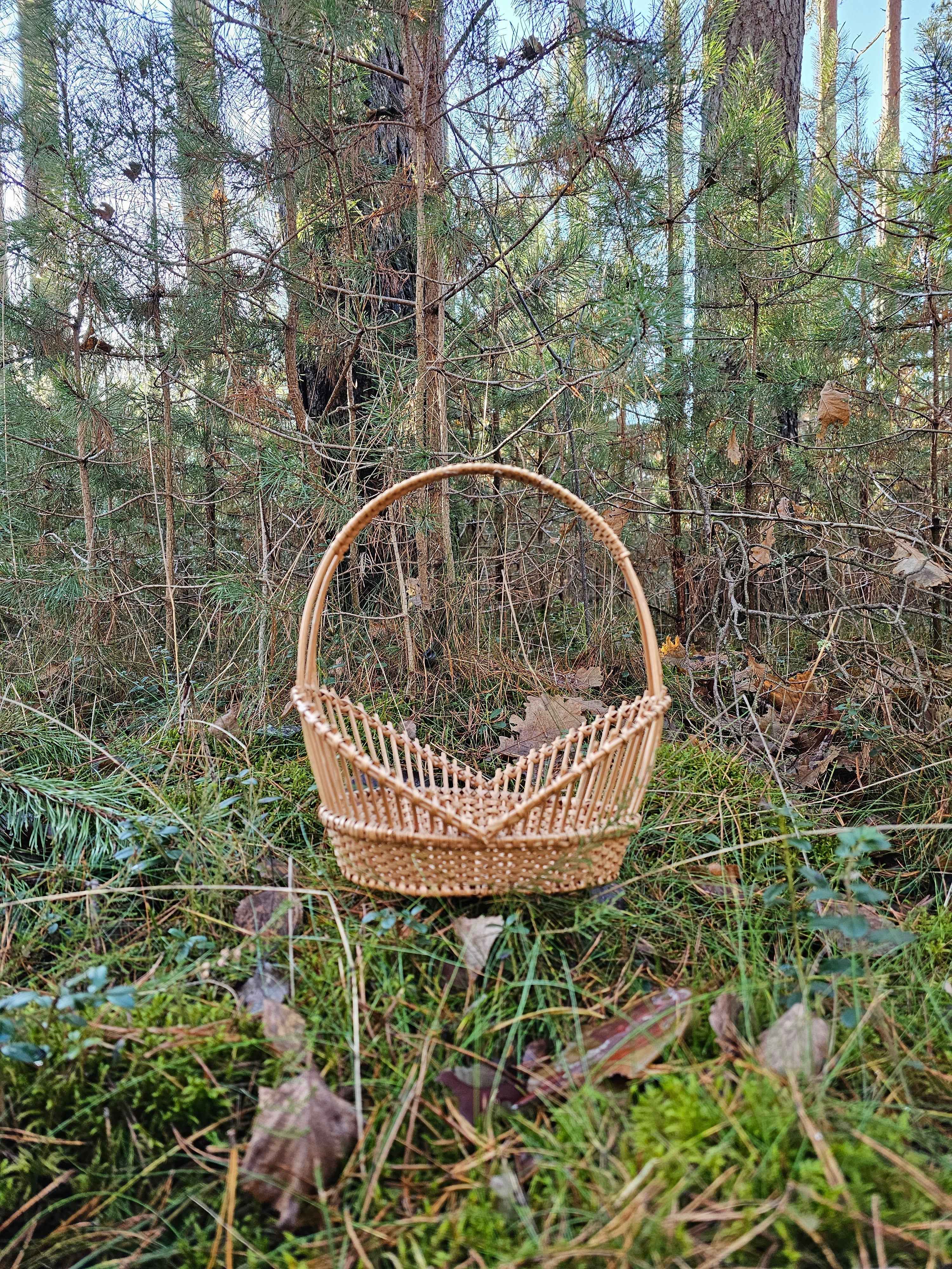Wicker tray 036r - NaturelyWoven wicker - handmade