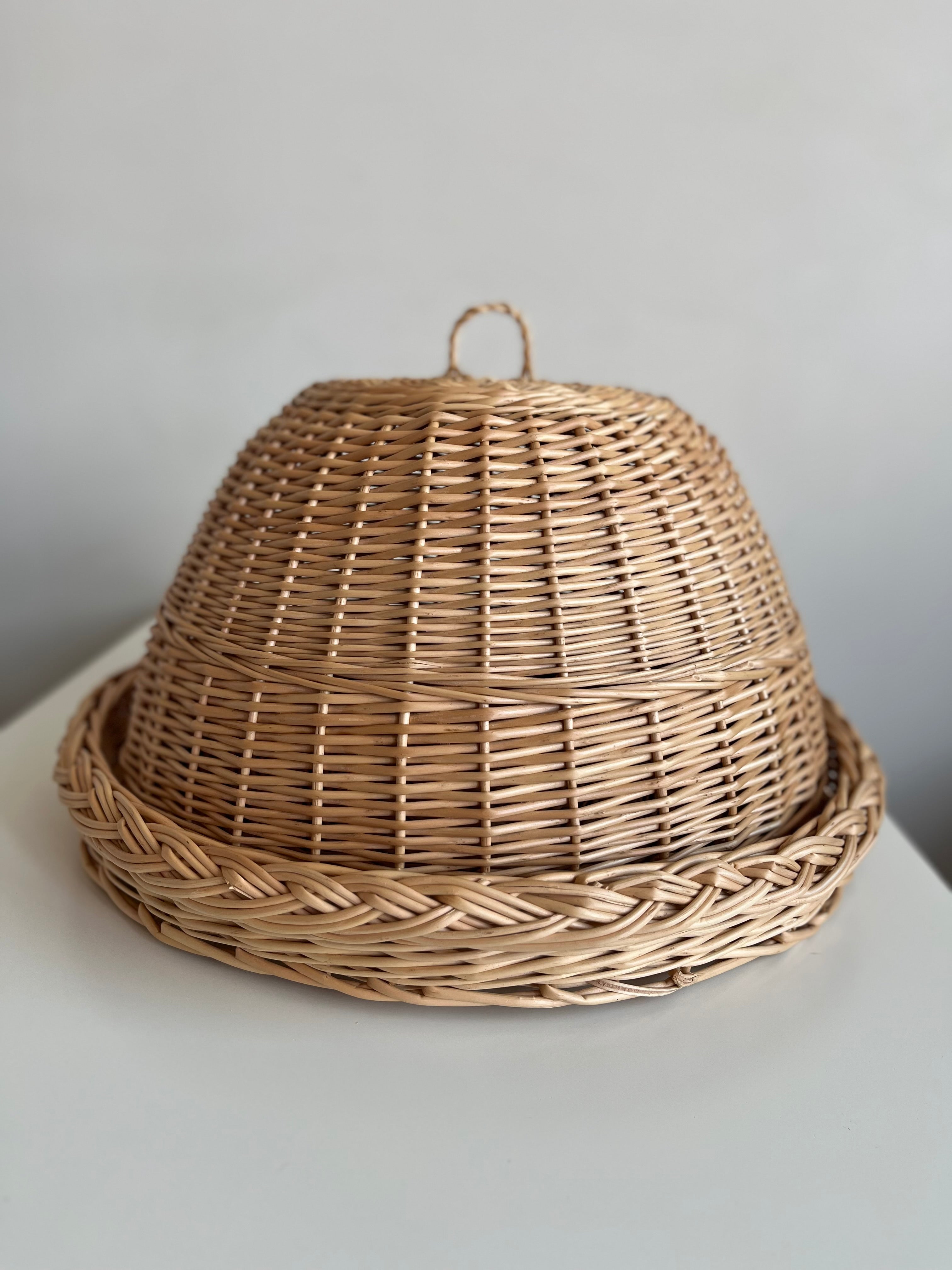 Wicker Food Cover Set — handmade food cover from Lithuanian willow