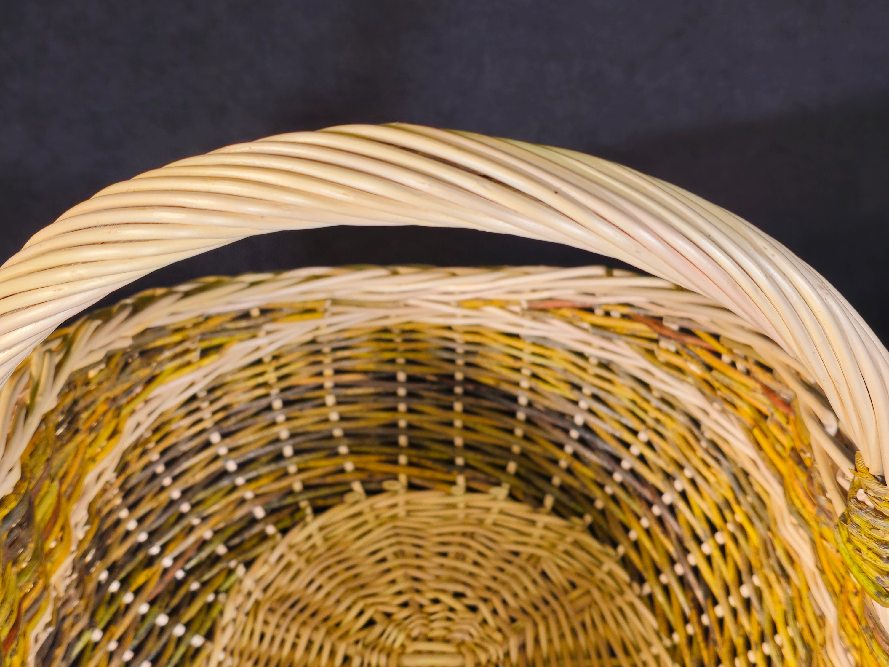 Rustic Wicker Garden Trug — wicker basket, view 2