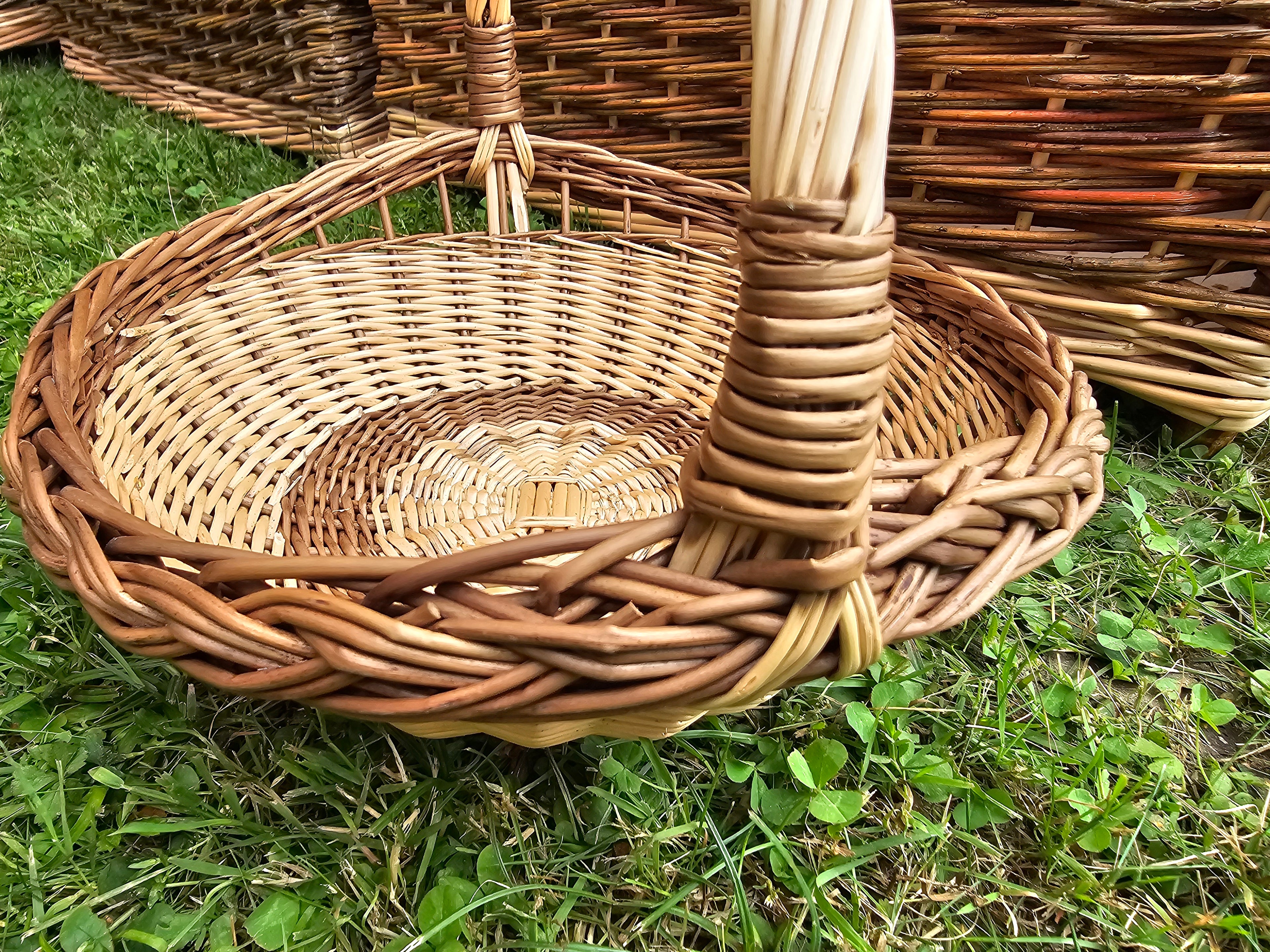 Wicker Garden Trug — wicker basket, view 2