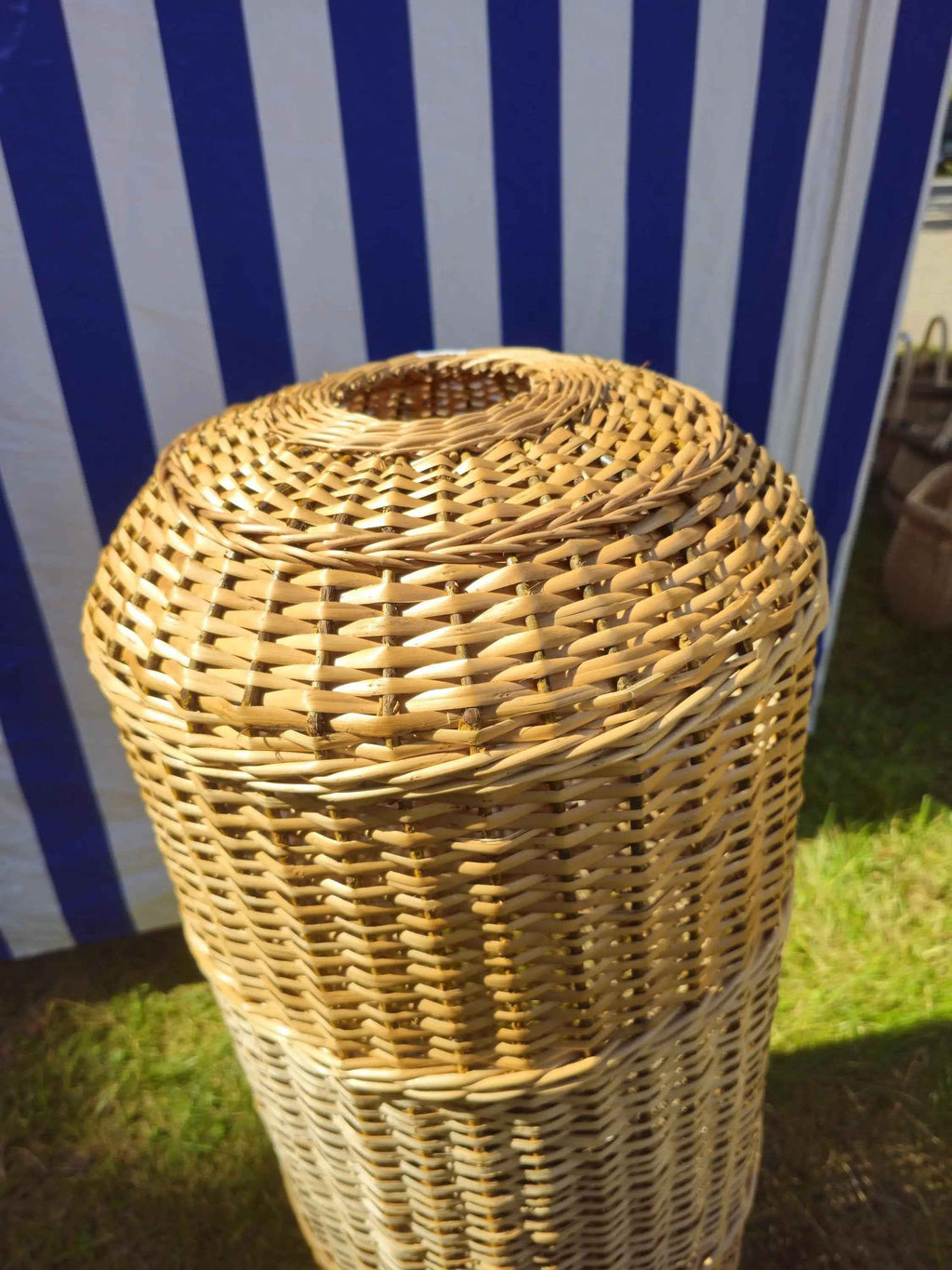 Wicker gas cylinder cover 012r - NaturelyWoven wicker - handmade