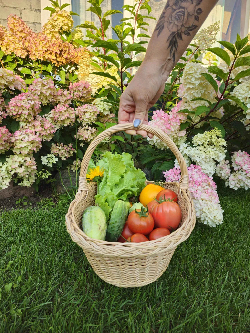 Wicker Kitchen Basket — wicker basket, view 5