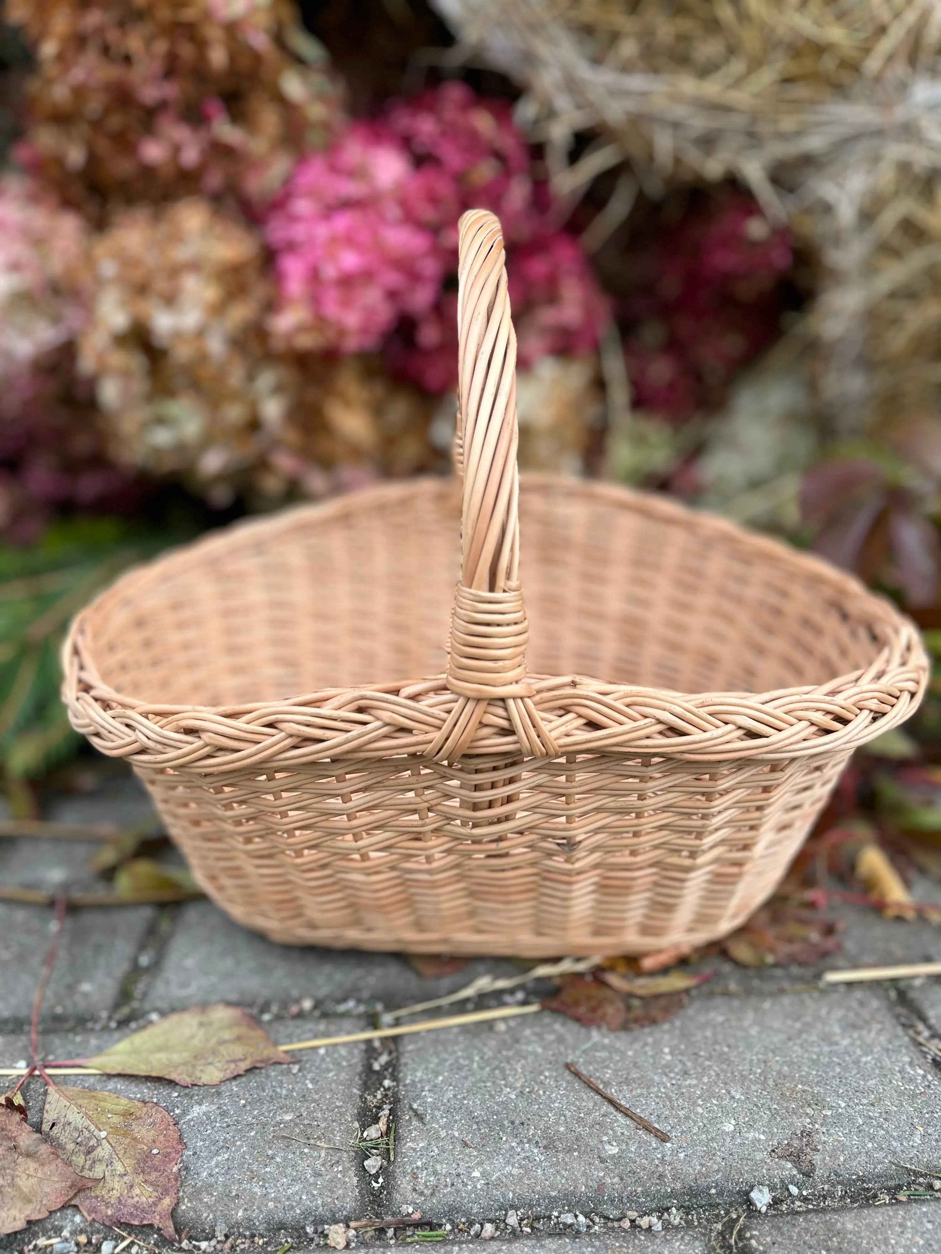 Wicker Kitchen Basket in # — handmade wicker basket