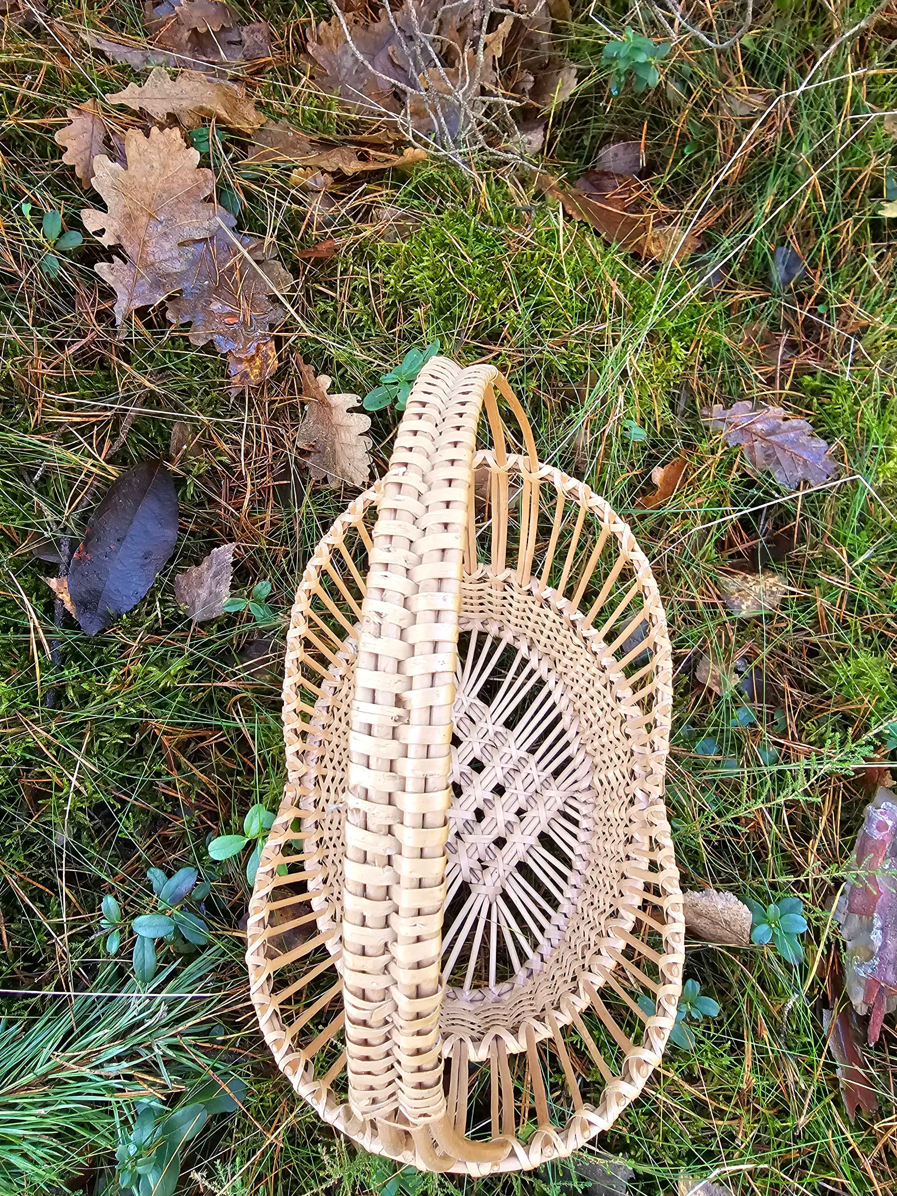 Ornate Wicker Serving Tray — wicker tray, view 4