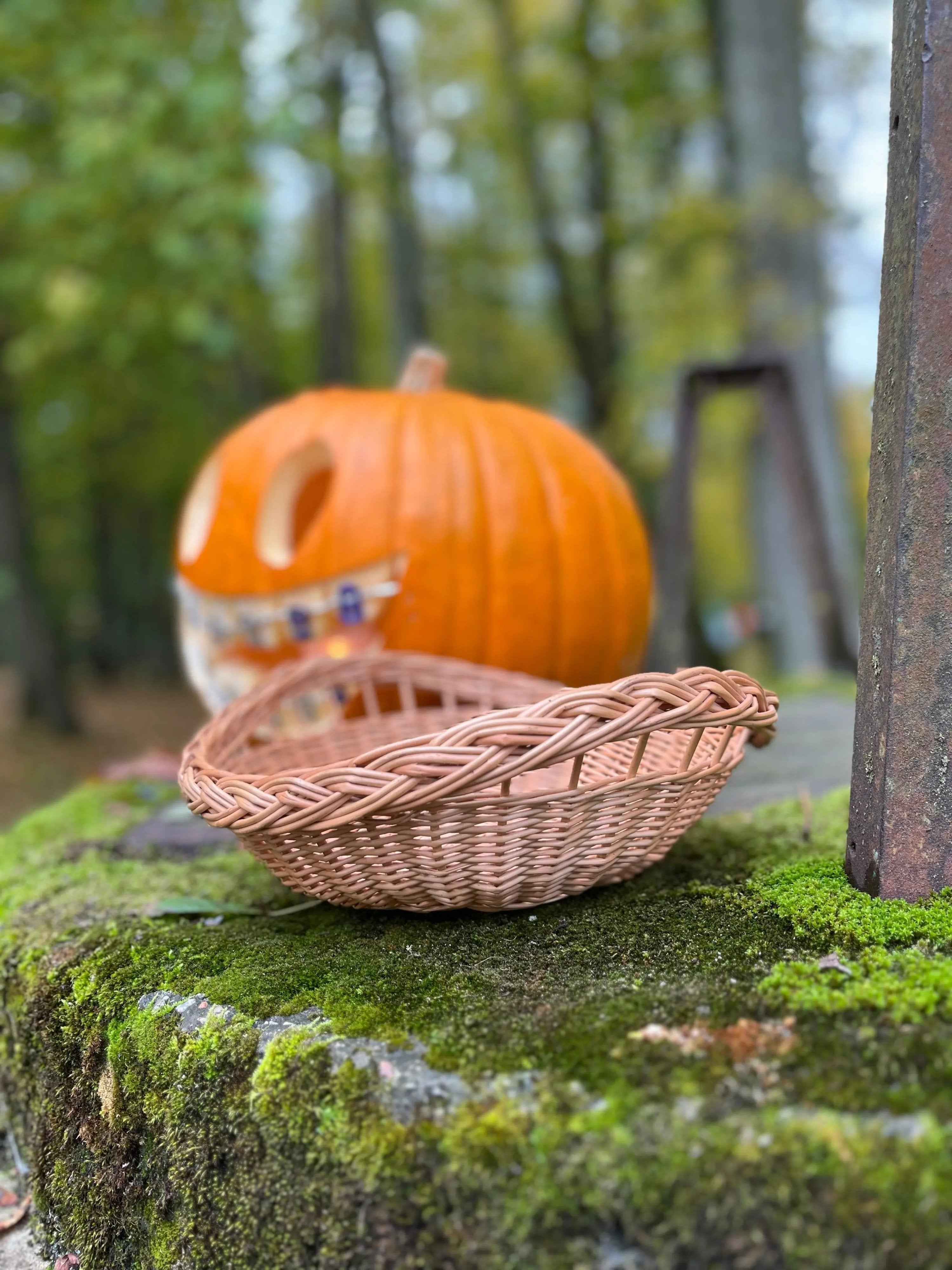 Wicker tray 043b - NaturelyWoven wicker - handmade